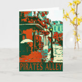 パイレーツアリーフランスのクォーターニューオーリンズ カード (黄色い花)