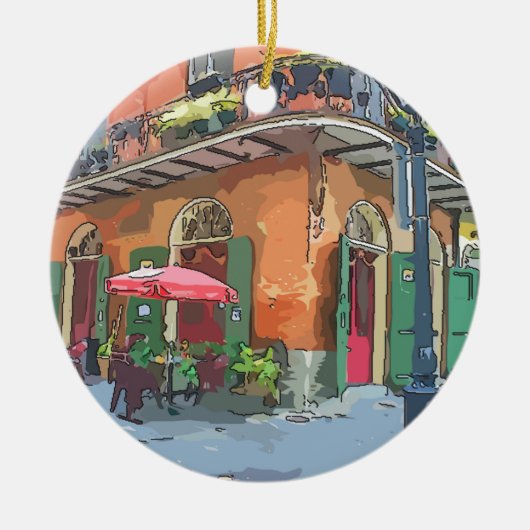 パイレーツアレニューオーリンズ セラミックオーナメント (正面)