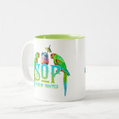 パイレーツオウムの息子 ツートーンマグカップ (正面左)