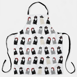 パイレーツキャットアロバープリントエプロン エプロン