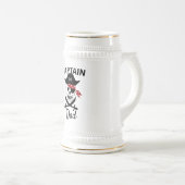 パイレーツグラフィックセラミックスビアマグ、ホームバービール ビールジョッキ (正面右)