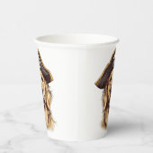 パイレーツゴールデンレトリエバードッグスカル 紙コップ (右)