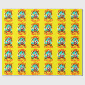 パイレーツサンタクロースフェスティバルクリスマスホリデーアート ラッピングペーパー (フラット)