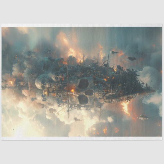 パイレーツスカル船が切り離し 薄葉紙 (正面)