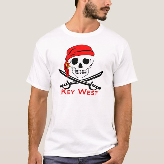 パイレーツスカル鍵ウエスト Tシャツ (正面)
