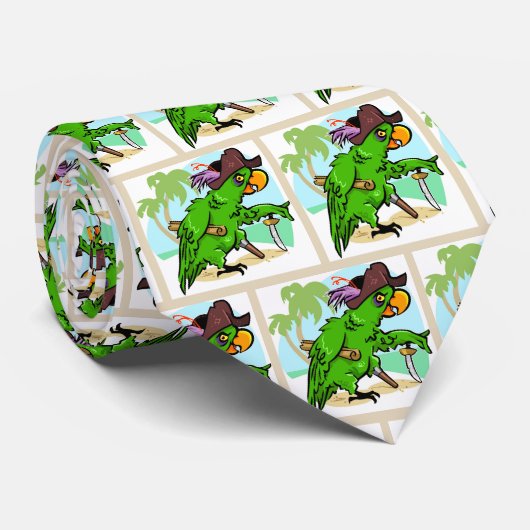 パイレーツチームマスコットサッカー野球スポーツタイ ネクタイ (ロール)