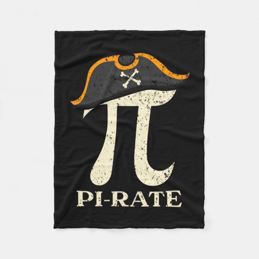 パイレーツデー 数学者 数学好き 海賊 メンズ フリースブランケット (正面)