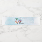 パイレーツトレジャー狩りマップキッズボーイ誕生日 ペットボトルラベル (シングルラベル)