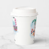 パイレーツトレジャー狩りマップキッズボーイ誕生日 紙コップ (左)