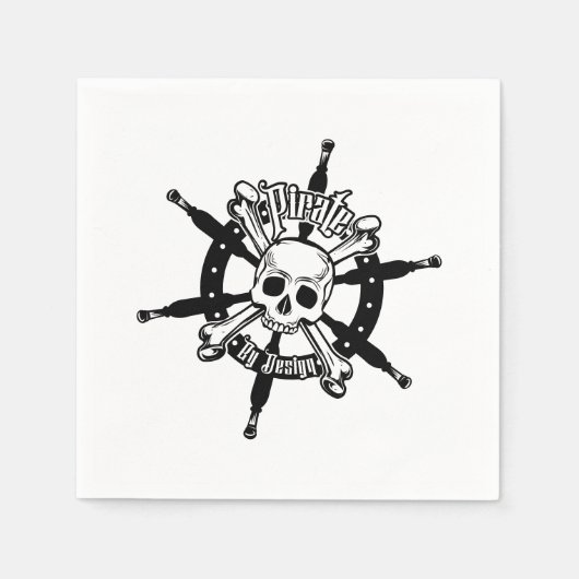 パイレーツナプキン紙 スタンダードカクテルナプキン (正面)