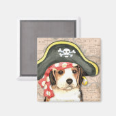 パイレーツハットベーグル マグネット (正面/裏面)
