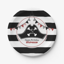 パイレーツハット誕生日 ペーパープレート