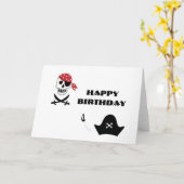 パイレーツハッピーバースデー カード (黄色い花)