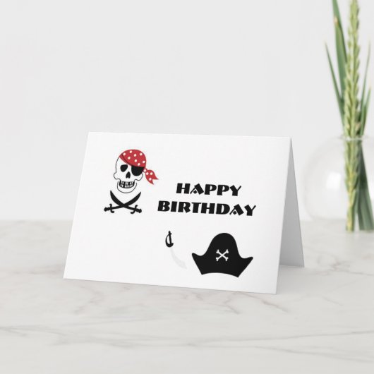 パイレーツハッピーバースデー カード (正面)