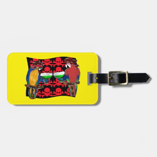 パイレーツパロット ラゲッジタグ (正面横)