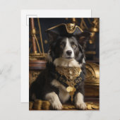 パイレーツパーティーハーティ インビテーションポストカード (正面/裏面)