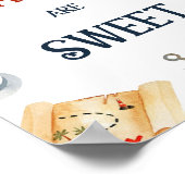 パイレーツベイビーシャワーベビーは甘い ポスター (角)