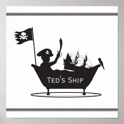 パイレーツボーイプリント ポスター (正面)