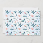 パイレーツ子供の誕生日オンブルー招待状 招待状 (裏面)