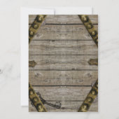 パイレーツ結婚式招待状カスタムダニエル 招待状 (裏面)