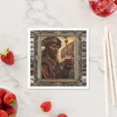 パイレーツ絵を描のマンケーブシガー飲料バー スタンダードカクテルナプキン (インサイチュ)