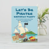 パイレーツ誕生日 招待状 (スタンド正面)
