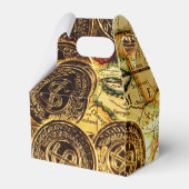 パイレーツ金ゴールド宝石図切妻御絵箱 フェイバーボックス (裏面サイド)