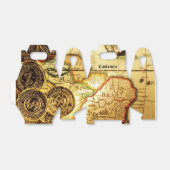 パイレーツ金ゴールド宝石図切妻御絵箱 フェイバーボックス (折り畳みなし)