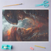 パイレーツ・イン・ア・デュエル・デクページティッシュペーパー 薄葉紙 (クラフト)