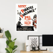 パイレーツ・オブ・ペンザンス1938 WPA ポスター (ホームオフィス)