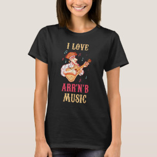 パイレーツ – I Love ARRNB Music -ミュージシャン- Disk Joc Tシャツ