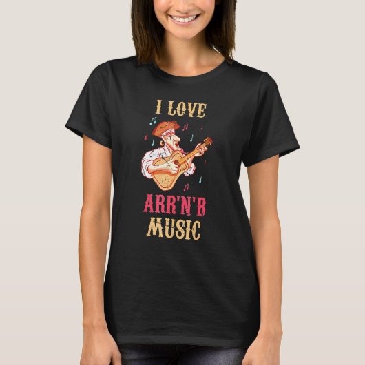 パイレーツ – I Love ARRNB Music -ミュージシャン- Disk Joc Tシャツ (正面)