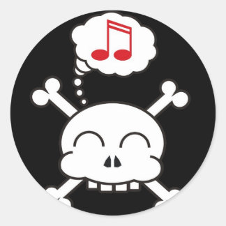 パイレーツRハッピーステッカー ラウンドシール