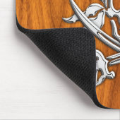 パイレートオンチークウッドスタイル マウスパッド (コーナー)