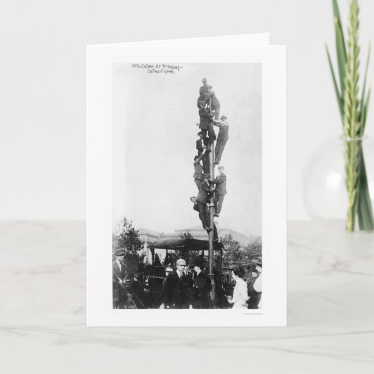 パイレー熱狂するツ・ベースフォール・ファン1909 カード (正面)