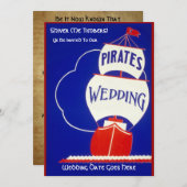 パイレ結婚ーツ 招待状 (正面/裏面)