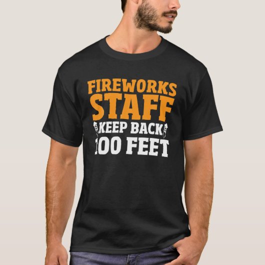 パイロおもしろいクルー花火パイロテクニシャン – Firewor Tシャツ (正面)