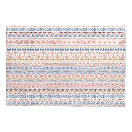 パイロアステカウケースのパターン 枕カバー (裏面)