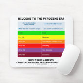 パイロセン時代の大気質指数ギークへようこそ マウスパッド (マウス)