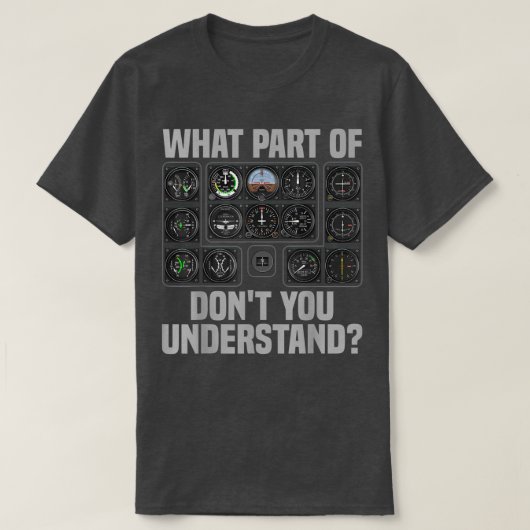 パイロットおもしろいデザイン女子男性へ飛行機航空会社 Tシャツ (デザイン正面)