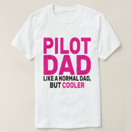 パイロットおもしろいパパパイロット航空航空機用芸術 Tシャツ