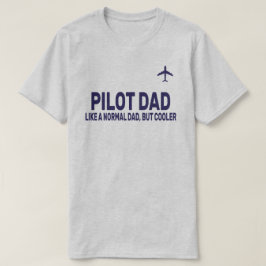 パイロットおもしろいパパパイロット航空航空機用芸術 Tシャツ