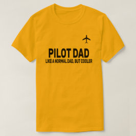 パイロットおもしろいパパパイロット航空航空機用芸術 Tシャツ