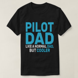 パイロットおもしろいパパパイロット航空航空機用芸術 Tシャツ