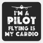 パイロットおもしろい スクエアシール (正面)