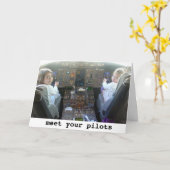 パイロットが若くなる カード (黄色い花)