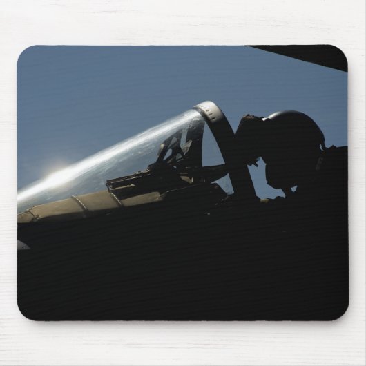 パイロットが離陸の準備をする マウスパッド (正面)