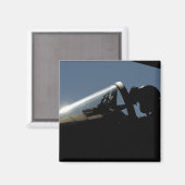 パイロットが離陸の準備をする マグネット (正面/裏面)