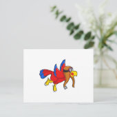 パイロットとして飛んでいるパラオット ポストカード (スタンド正面)