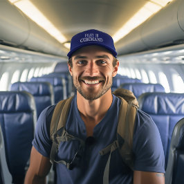 パイロットのコマンド刺繍キャップハット 刺繍入りキャップ